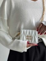 مینی کیف چروک MIU MIU کد 280522 - تصویر 4