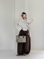شومیز راه راه 2 تیکه کد 220673 - تصویر 2