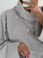 شومیز راه راه 2 تیکه کد 220673 - تصویر 10