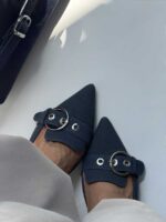 کفش پاشنه ای سگک دار کد 141161 - تصویر 2
