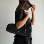 کیف دستی نگین دار کد 280512