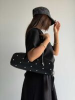کیف دستی نگین دار کد 280512