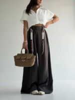 شلوار سیلک COACH کد 102251 - تصویر 4