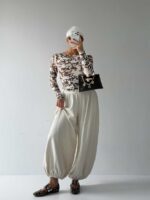 بلوز طرحدار DILVIN کد 180628 - تصویر 4