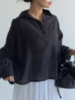 شومیز پیله ای آرالیا کد 220686 - تصویر 23