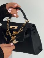 کیف دستی HERMES قفل دار کد 280517 - تصویر 4