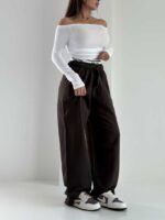 شلوار بگ کشی MIU MIU کد 102306 - تصویر 12