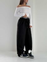 شلوار بگ کشی MIU MIU کد 102306 - تصویر 15