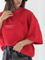 تیشرت کثیف دوزی AVERAGE کد 180738 - تصویر 9