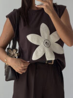 تیشرت QUZU FLOWER کد 180731