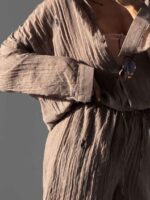 ست شومیز و شلوارک RALPH کد 160946 - تصویر 6