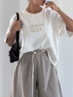 ست تیشرت و شلوار DONT QUIT کد 160947