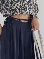 شلوار کمرکش بنددار کد 102304 - تصویر 8