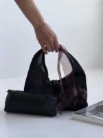 کیف توری قفل دار کد 280536 - تصویر 5