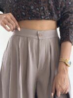 شلوار کتان سیلک مینو کد 102325 - تصویر 2