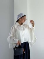 شومیز نگینی پاپیونی کد 220709 - تصویر 32