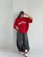 تیشرت OVER ARTFULY کد 180756 - تصویر 9