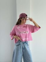 تیشرت نیم تنه VELVET کد 180772 - تصویر 4
