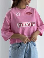 تیشرت نیم تنه VELVET کد 180772 - تصویر 5