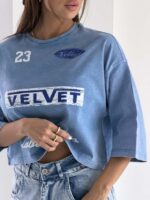 تیشرت نیم تنه VELVET کد 180772 - تصویر 3