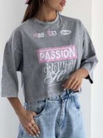 تیشرت نیم تنه PASSION کد 180770 - تصویر 11