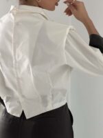 ست شومیز و شلوار پشت دکمه کد 160953 - تصویر 2
