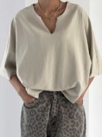 تیشرت یقه V کد 180786 - تصویر 9