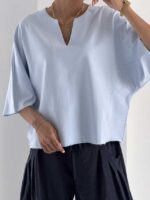 تیشرت یقه V کد 180786