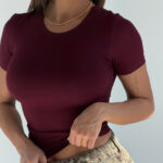 بلوز ساده LYCRA کد 180597