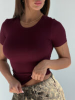 بلوز ساده LYCRA کد 180597
