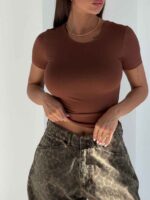 بلوز ساده LYCRA کد 180597 - تصویر 18