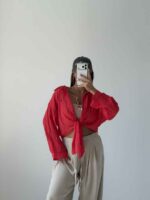 شومیز جلوگره RALPH کد 180734 - تصویر 5