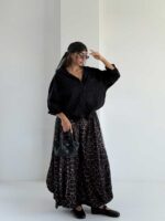 شومیز تک جیب کرکره ای کد 220520 - تصویر 6