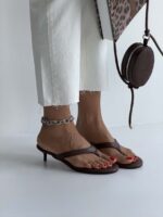 صندل انگشتی KITTEN HEEL کد 141219 - تصویر 5