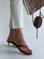 صندل انگشتی KITTEN HEEL کد 141219 - تصویر 7