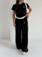 ست تیشرت و شلوار POLO نواردار کد 160982 - تصویر 6