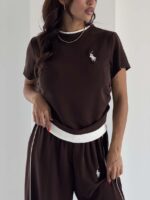 ست تیشرت و شلوار POLO نواردار کد 160982 - تصویر 11