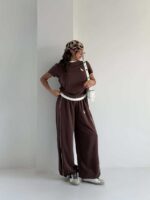 ست تیشرت و شلوار POLO نواردار کد 160982 - تصویر 13