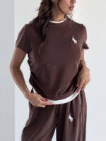 ست تیشرت و شلوار POLO نواردار کد 160982 - تصویر 15