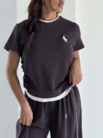 ست تیشرت و شلوار POLO نواردار کد 160982 - تصویر 19