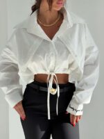 شومیز 2 تیکه BEAUTY کد 220740 - تصویر 5