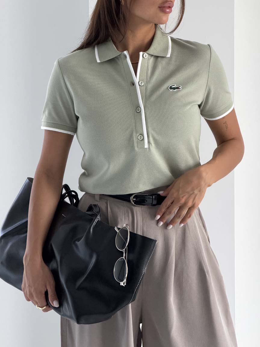 IMG_6417 تیشرت نواردار LACOSTE کد 180794 - تصویر 1