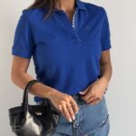 تیشرت نیم زیپ LACOSTE کد 180795