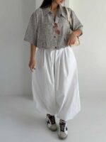 شومیز 4 خونه باکسی کد 220726 - تصویر 4