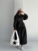 شومیز پشت بند کد 220730 - تصویر 6