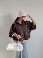 شومیز طرح بابونه کد 220728 - تصویر 5