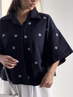 شومیز طرح بابونه کد 220728 - تصویر 20