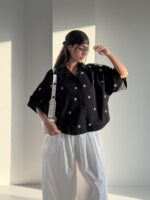 شومیز طرح بابونه کد 220728 - تصویر 26