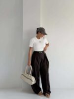 ست کراپ و شلوار PRADA کد 160969 - تصویر 9