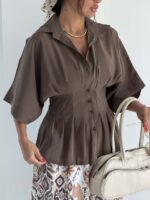 شومیز چین دار PERRY کد 220738 - تصویر 20
